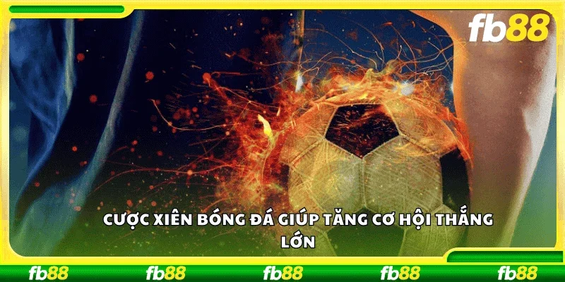 Cược xiên bóng đá giúp tăng cơ hội thắng lớn